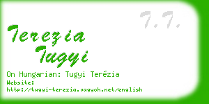 terezia tugyi business card